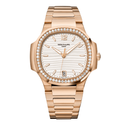 Patek Philippe Nautilus 7118/1R-011 32.5mm White Dial Rose Gold – VIP VERSION