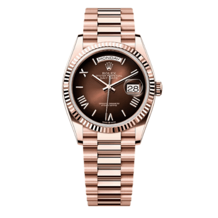Rolex Day Date 36mm 128235 Chocolate Dial Rose Gold – VIP Version