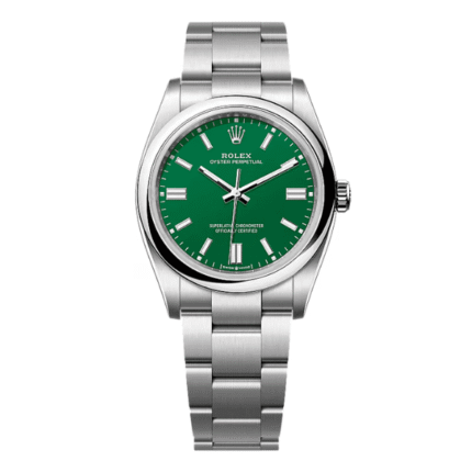 Rolex Oyster Perpetual 41mm 124300 Green Dial Steel – VIP Version