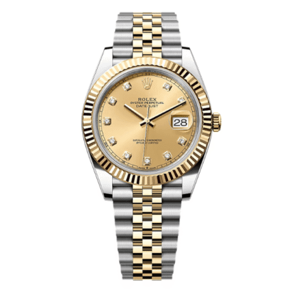 Rolex Datejust 126333-0012 41mm Dial Champagne Yellow Gold Steel – VIP Version