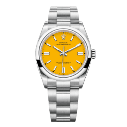 Rolex Oyster Perpetual 126000-0004 36mm Yellow Dial – VIP Version