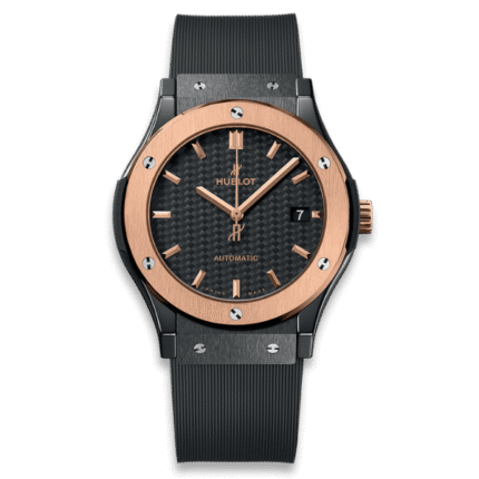 Hublot Classic Fusion Ceramic Carbon Dial King Gold JJZ 42mm Base – VIP Version