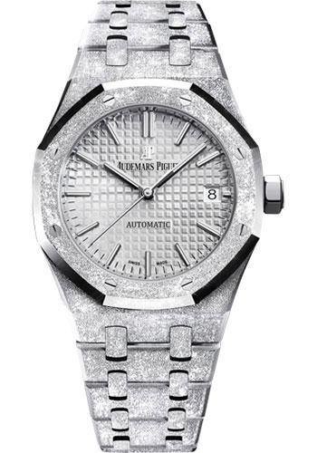 Audemars Piguet Royal Oak Frosted Gold 41mm Silver Dial Steel – VIP Version